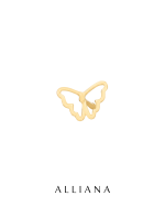 Piercing Mariposa en Oro Amarillo 18K
